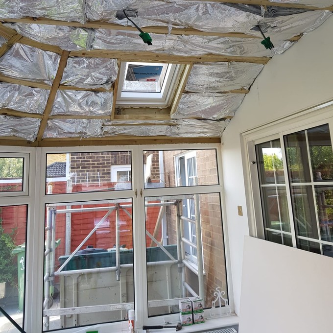 Victorian Conservatory Roof with Velux - Eco Roofing SE